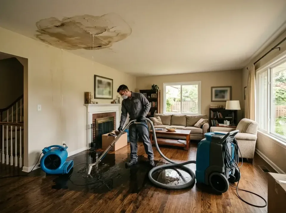 attic-pipe-burst-ceiling-drip-008 — frequently asked questions, Water Damage Restoration & Carpet Care in Otsego, MN